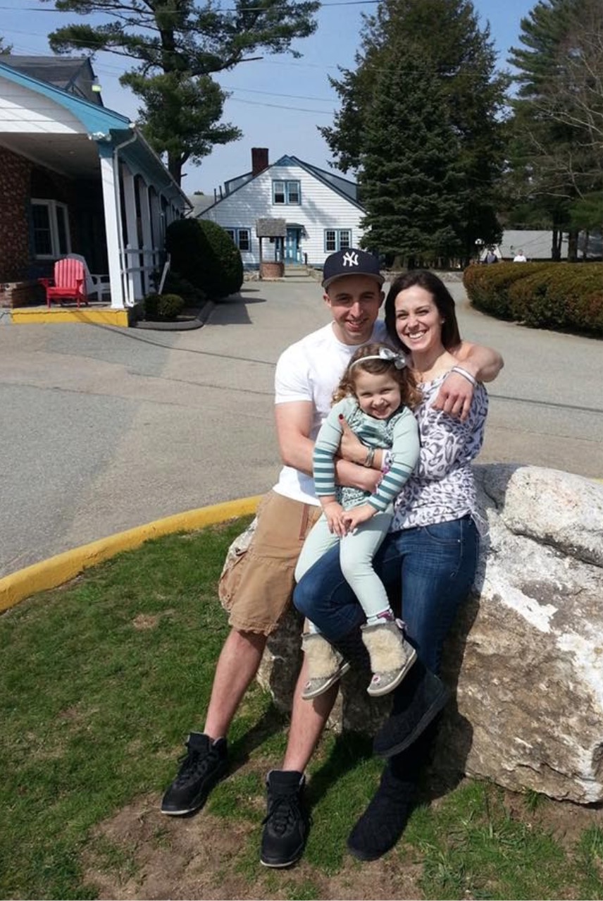 A young Caedence enjoys a summer day in Georgia with her parents in 2012.